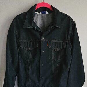 Vintage 70s Levis Denim Jacket - Dark Blue - Small e